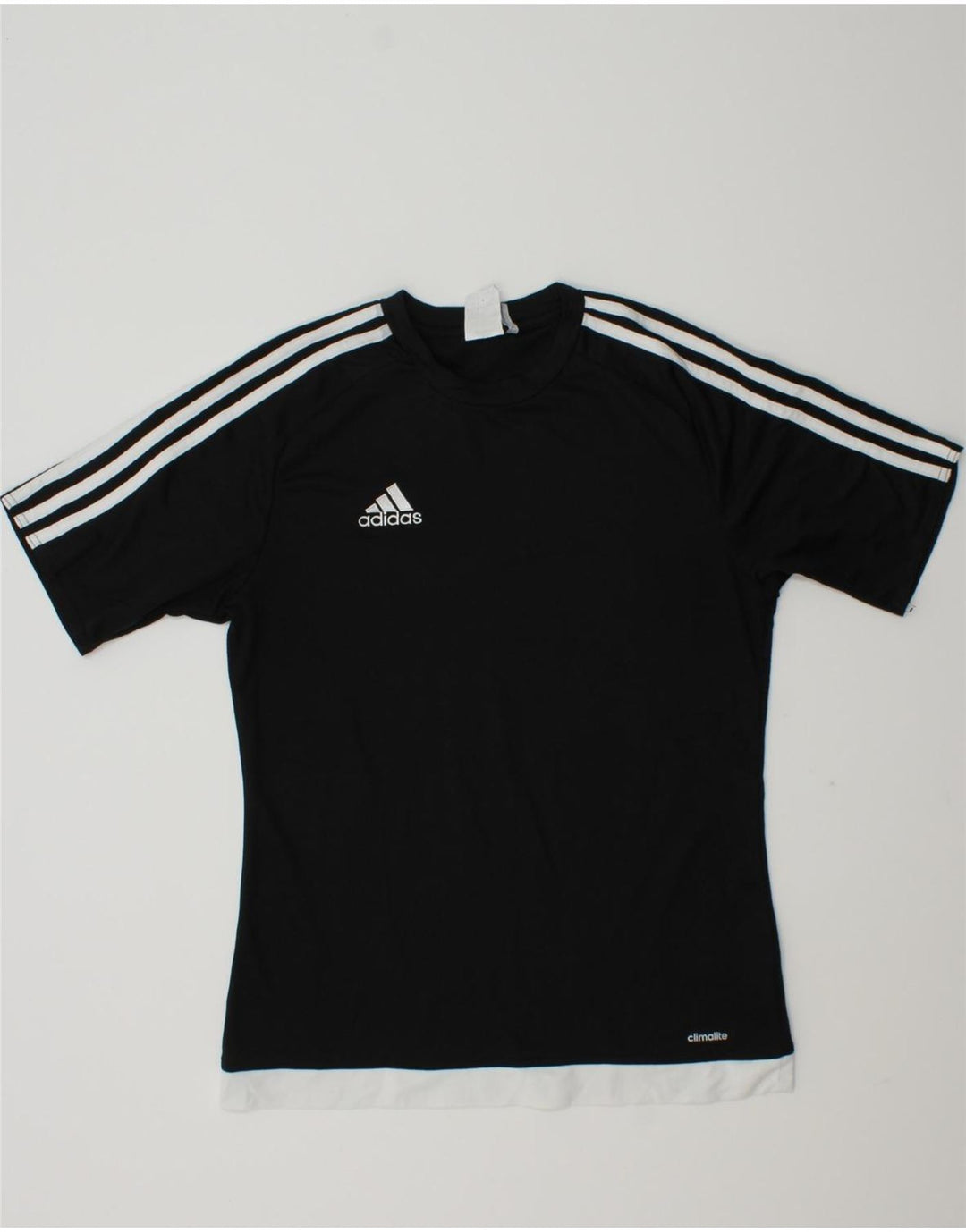 ADIDAS Mens Climalite T-Shirt Top Small Black Polyester Vintage Adidas and Second-Hand Adidas from Messina Hembry 