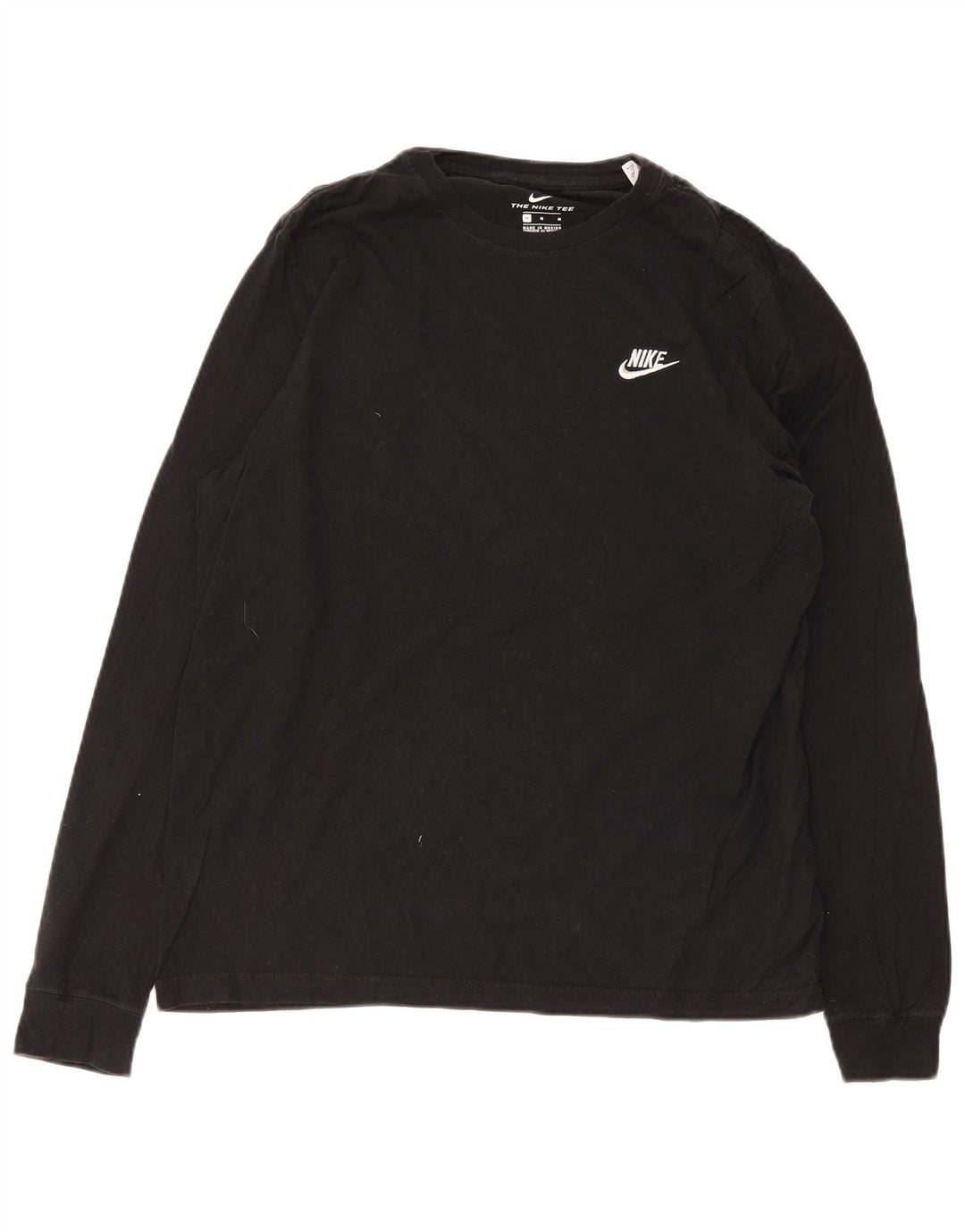 Nike Herre Top Langærmet Medium Sort Bomuld
