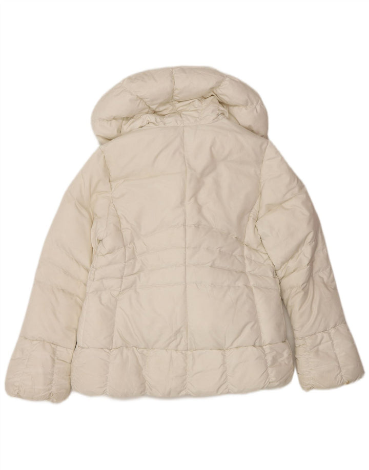 Moncler Piger Polstret Jakke 9-10 År Hvid Nylon
