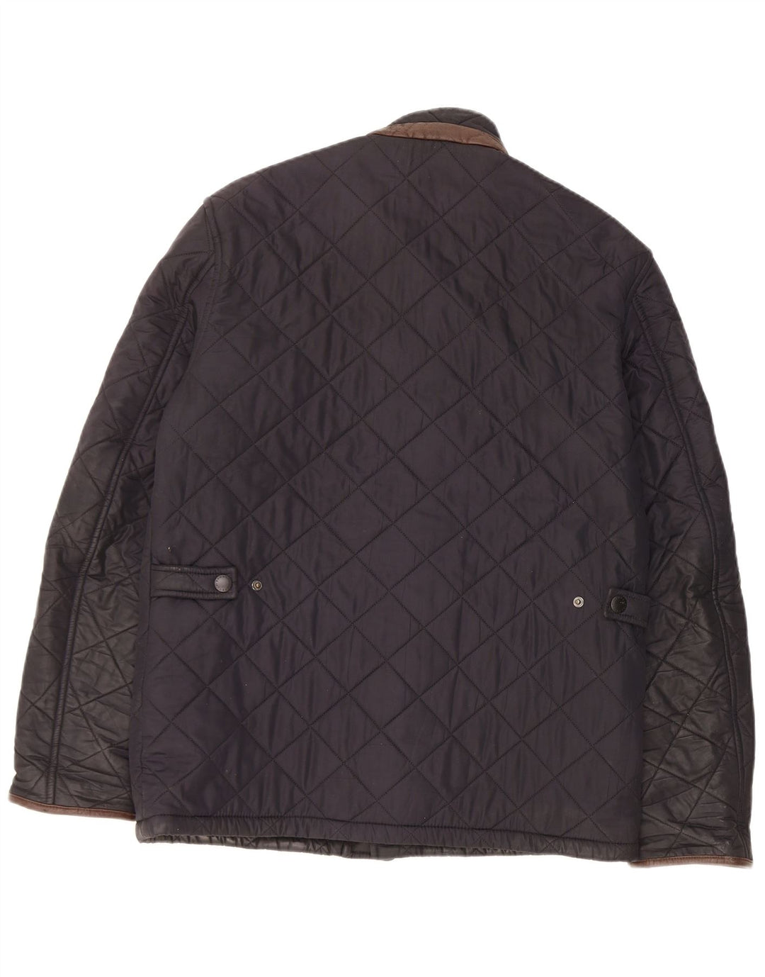 Barbour Herre quiltet jakke UK 36 Small Navy Blue Polyester