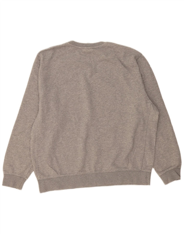 Nike grafisk sweatshirt til mænd, stor grå bomuld