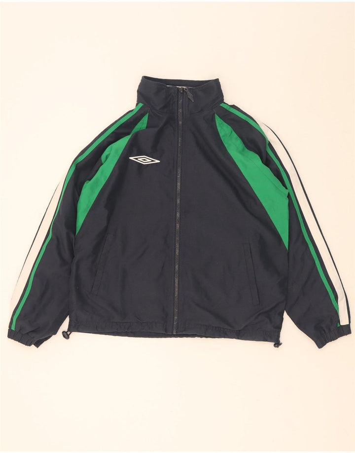 Umbro Herre træningsdragt Top Jakke Lille Marineblå Colourblock Polyester