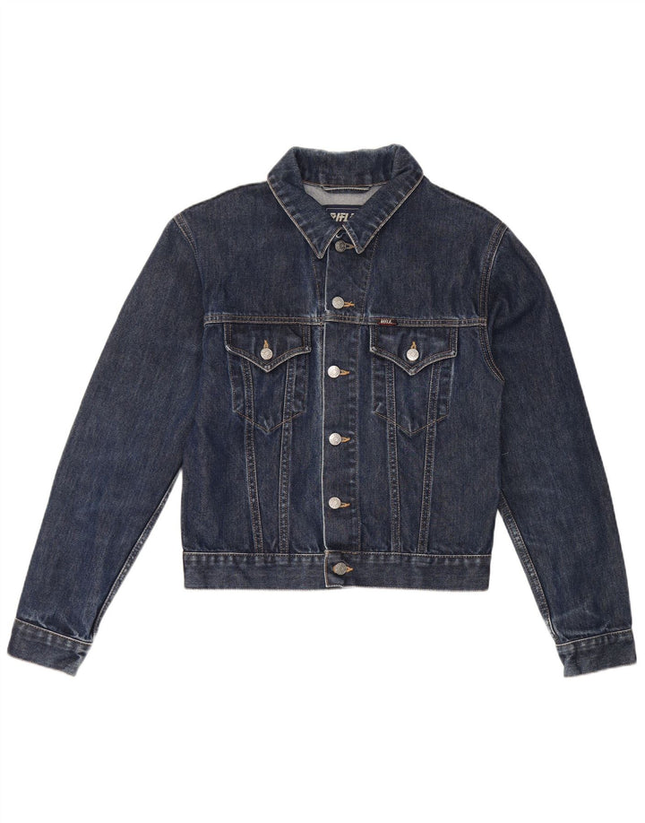 Rifle Dame Crop denimjakke UK 6 XS Blå Bomuld