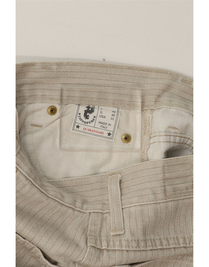 CAPPOPERA Womens High Waist Casual Trousers EU 40 Medium W26 L30 Grey Vintage Cappopera and Second-Hand Cappopera from Messina Hembry 