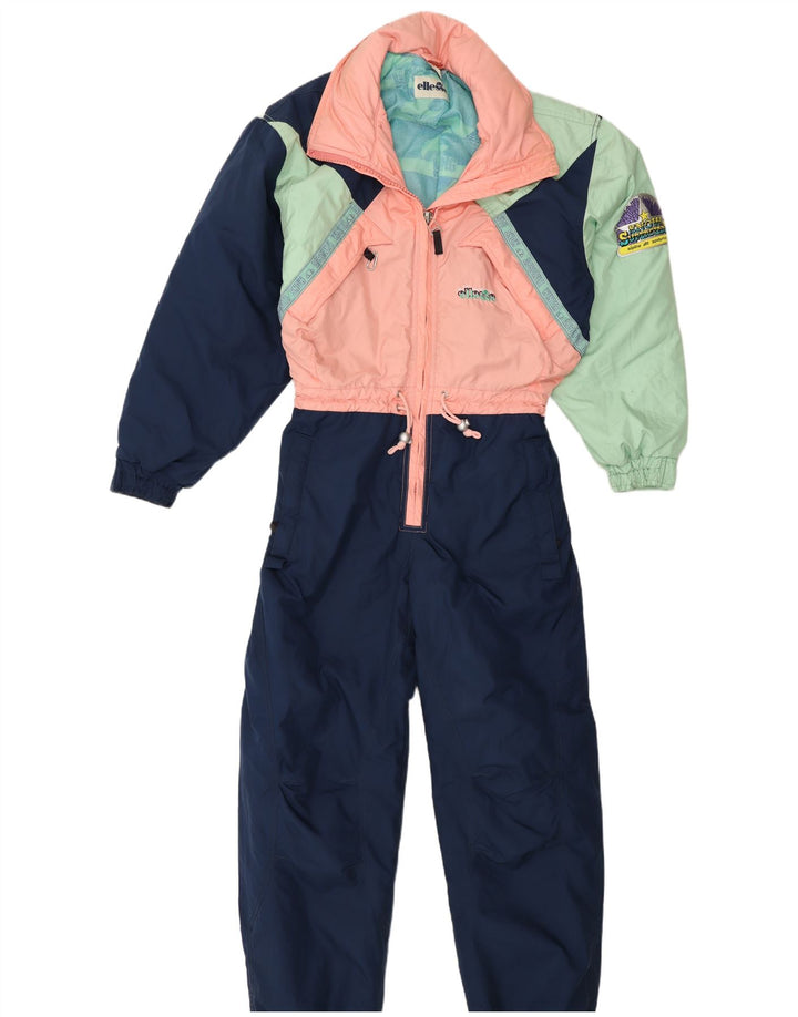Ellesse Dame Grafisk Ski Jumpsuit IT 42 Medium Flerfarvet Colourblock