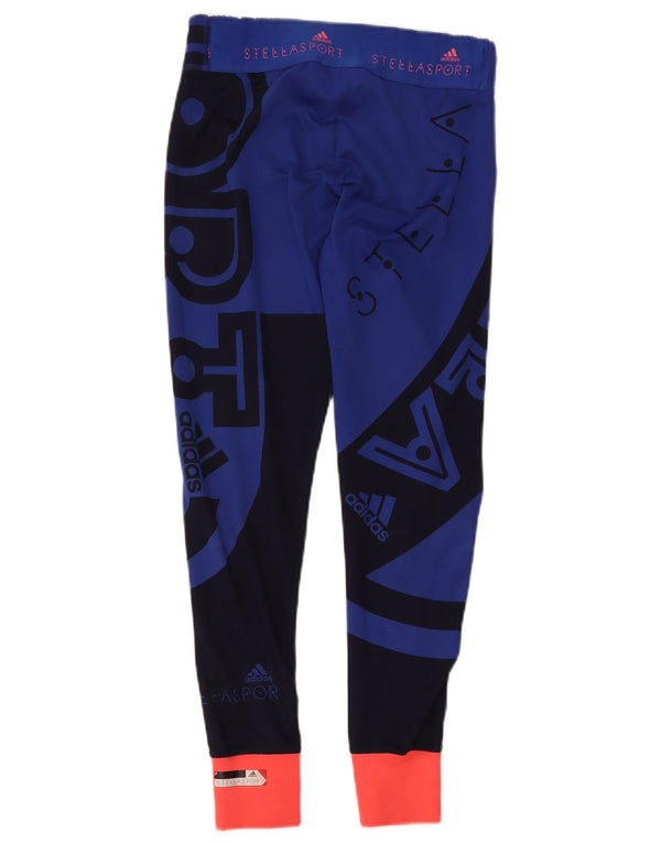 Adidas Dame Stella Træningsdragt Bukser Joggers UK 8/10 Small Blue