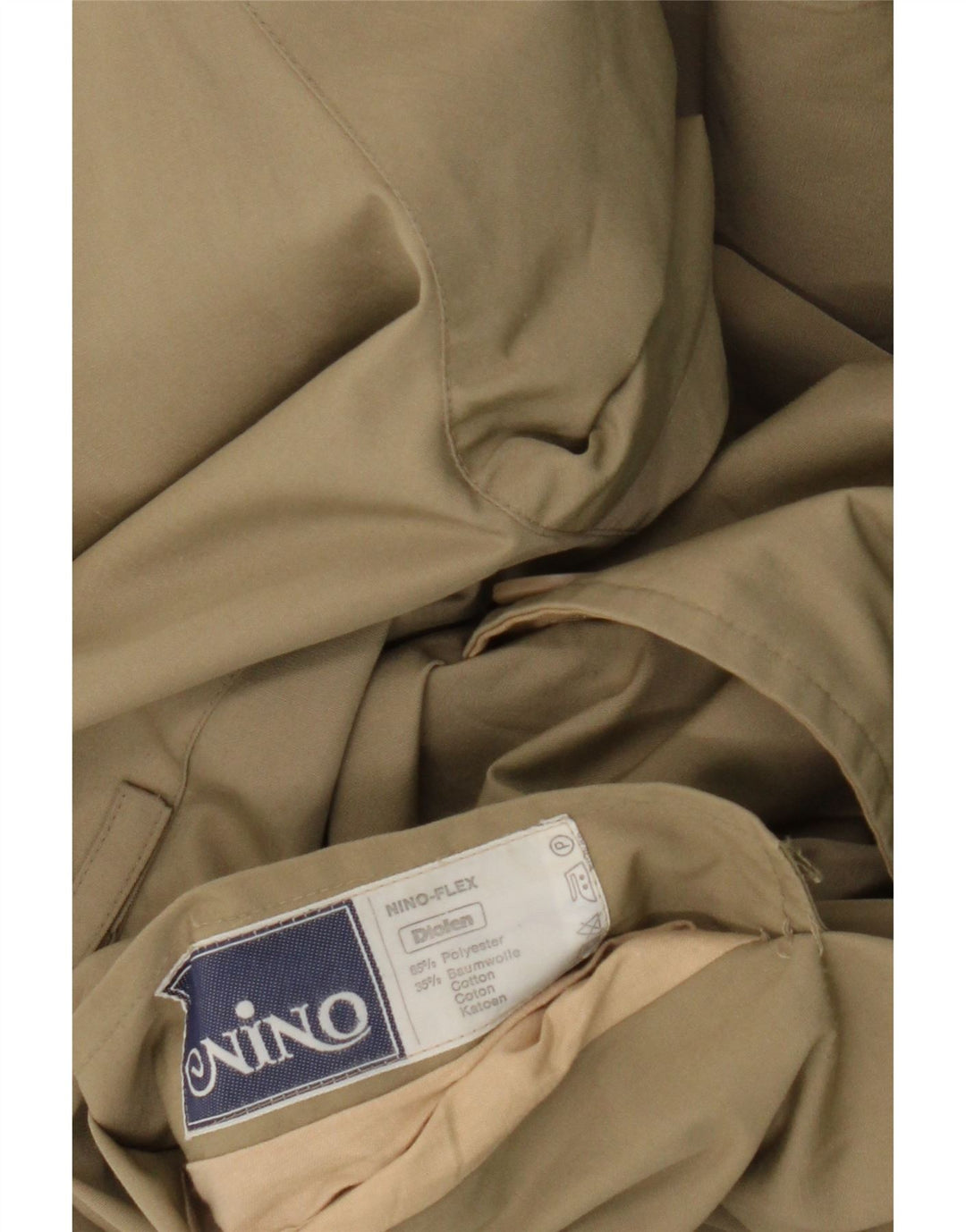 NINO Overfrakke til mænd IT 50 Stor brun polyester