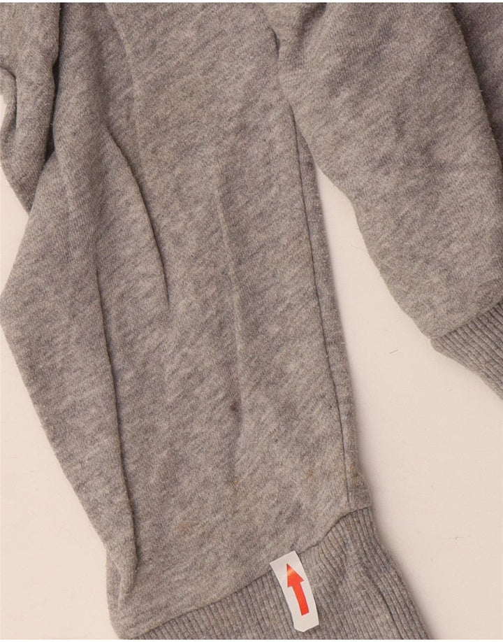 Reebok Dame Oversized Sweatshirt Jumper UK 8/10 Small Grey Bomuld