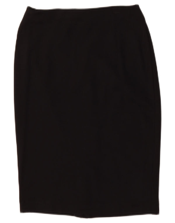 Marks & Spencer Pencil Nederdel til kvinder UK 8 Small W27 Black Viscose