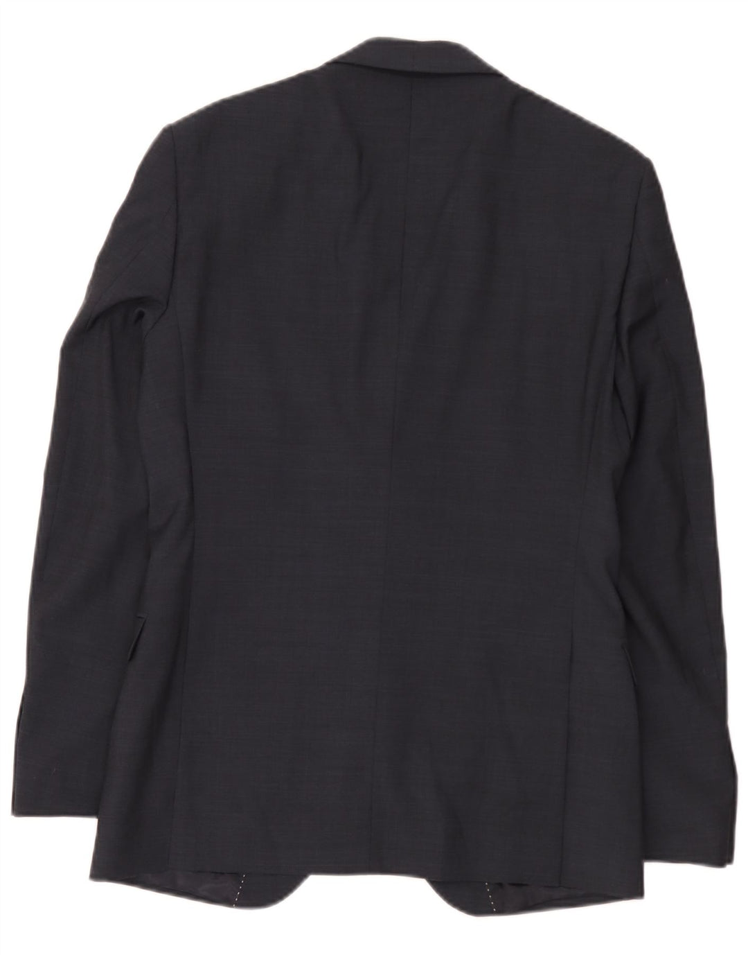 Dkny Herre 2 Button Slim Fit Blazer Jacket UK 38 Medium Navy Blue Wool