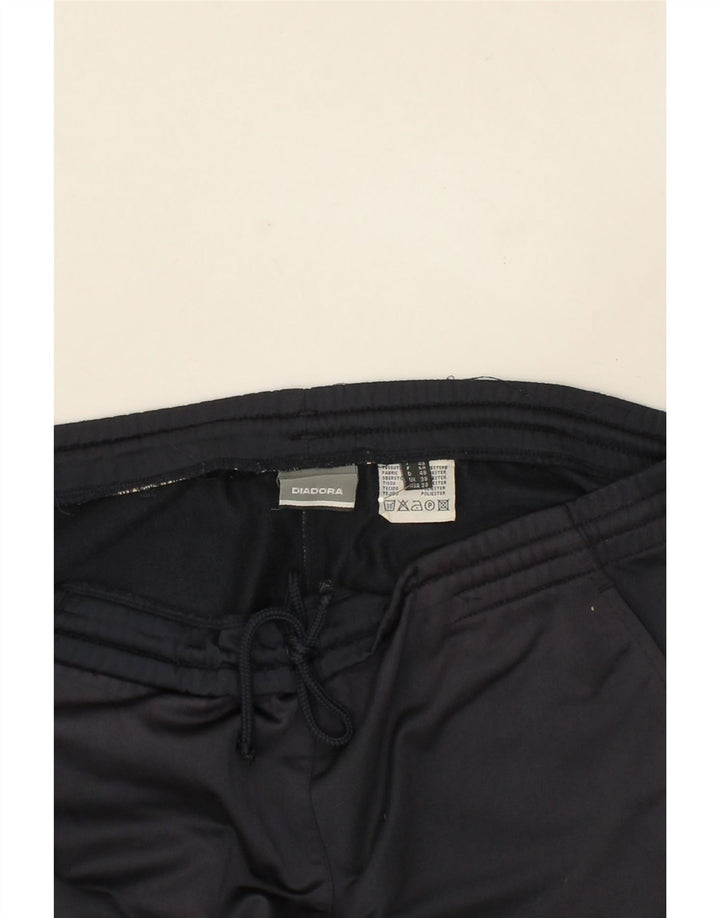 DIADORA Mens Tracksuit Trousers XL Black Polyester Vintage Diadora and Second-Hand Diadora from Messina Hembry 