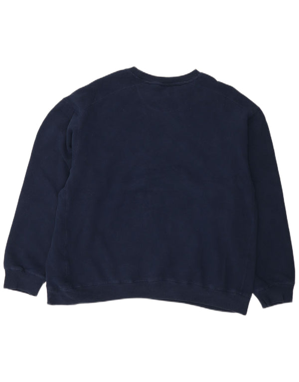 Starter Herre Sweatshirt Jumper UK 46/48 XL Navy Blue Bomuld