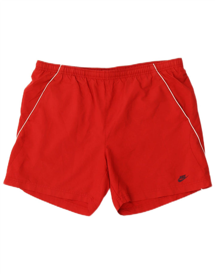 Nike Sportsshorts til mænd, store røde polyester