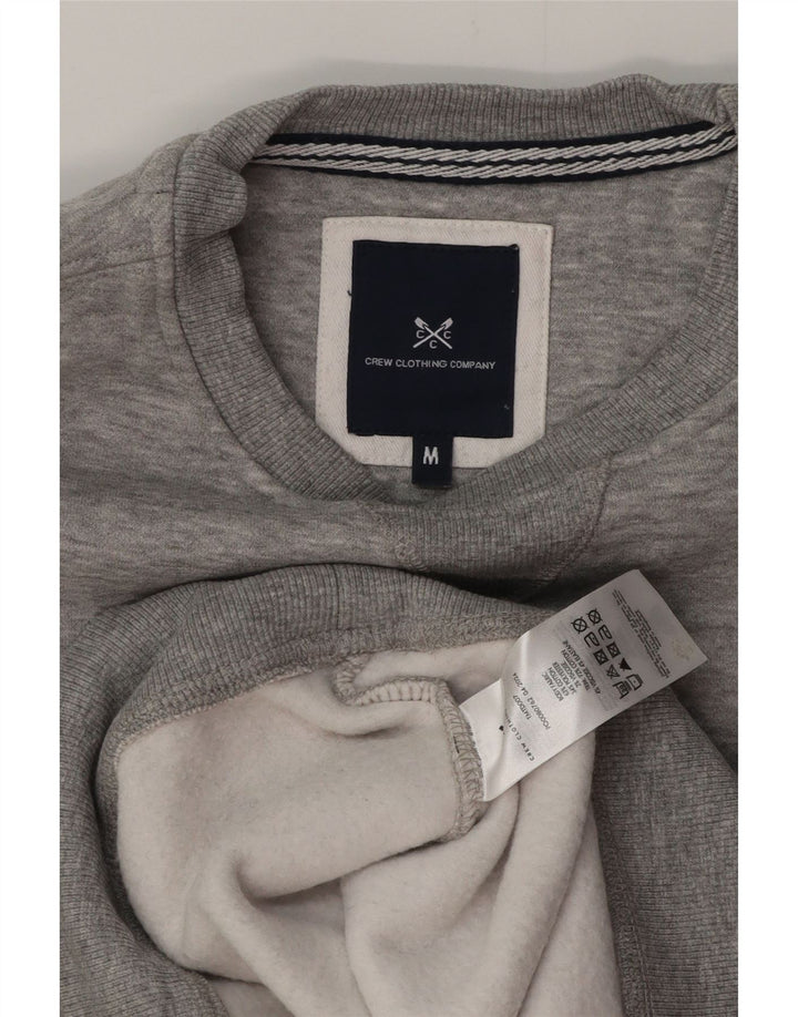 CREW TØJ Herre Sweatshirt Jumper Medium Grå Bomuld