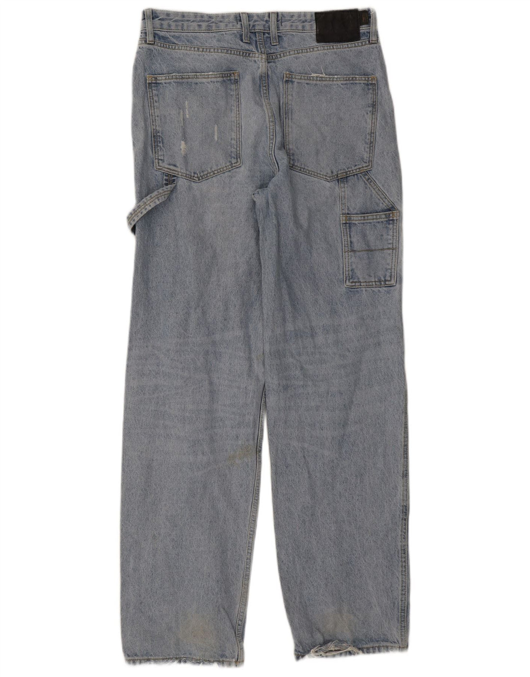Superdry Herre Cargo Straight Jeans W32 L34 Blå