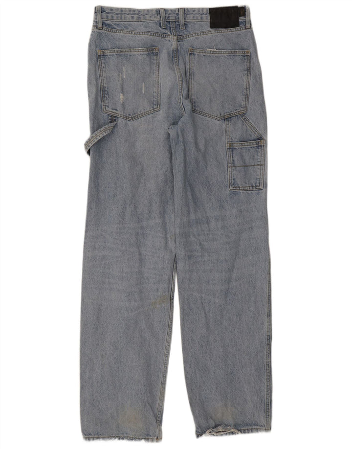 Superdry Herre Cargo Straight Jeans W32 L34 Blå