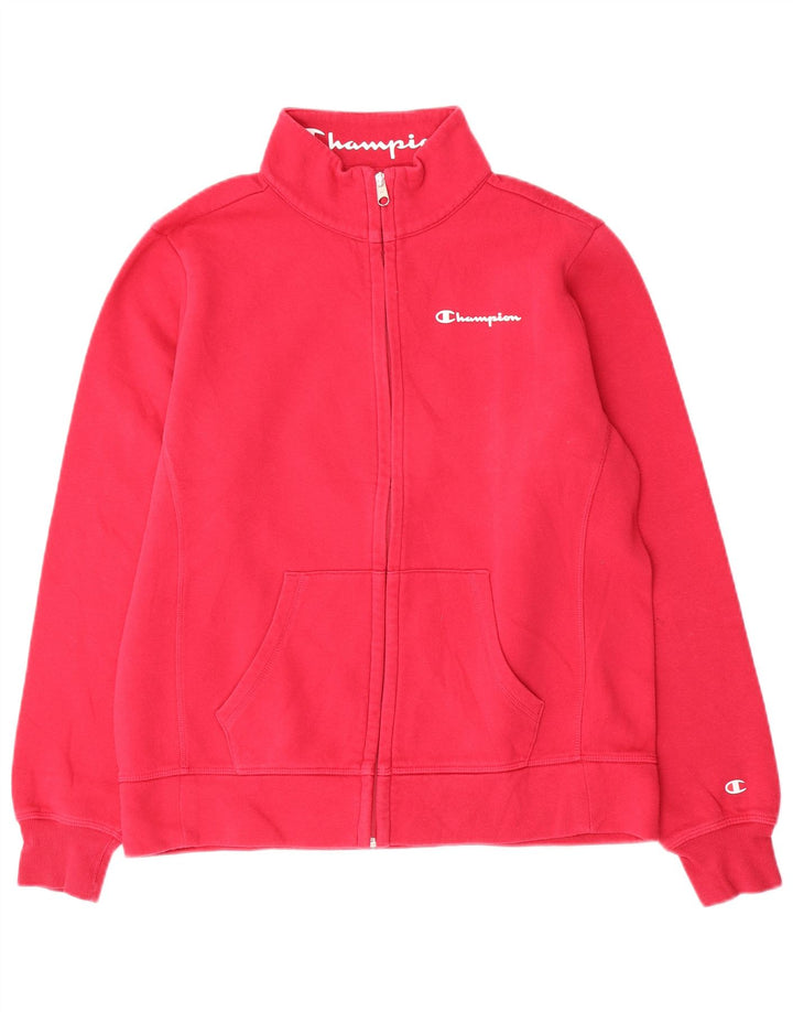 Champion Womens træningsdragt Topjakke UK 16 Large Pink Bomuld