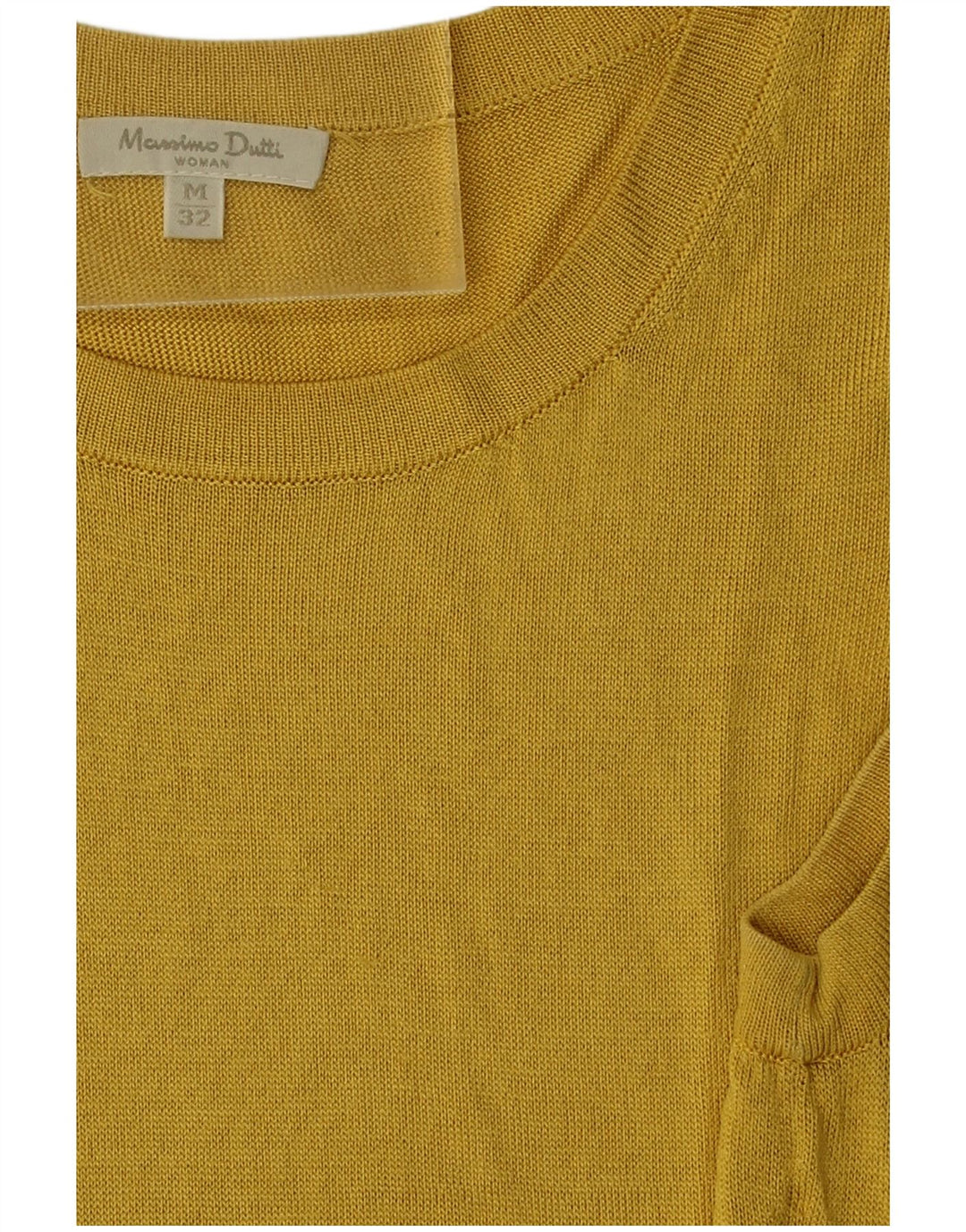 Massimo Dutti Damevest Top UK 12 Medium Gul