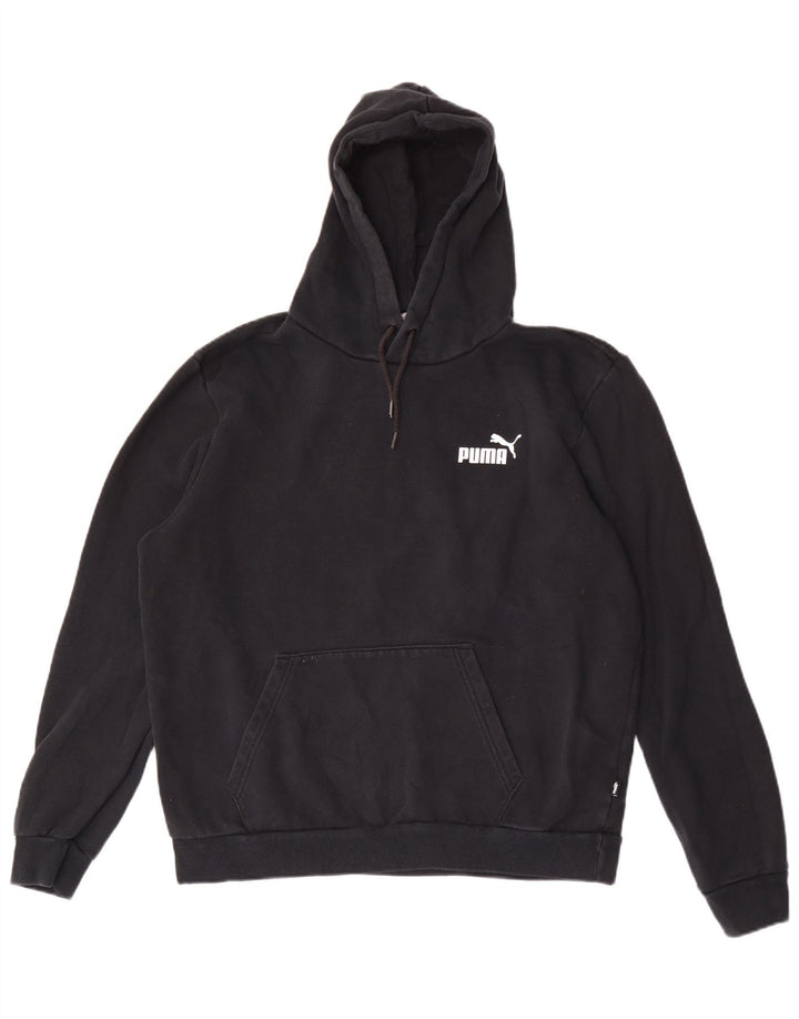 Puma Herre Hættetrøje Jumper Stor Sort Bomuld