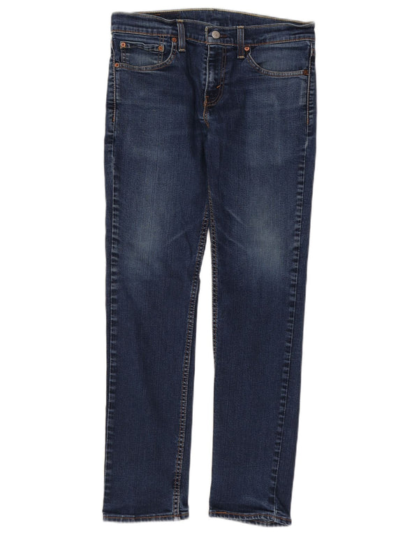 LEVI'S Herre 511 Slim Jeans W32 L29 Blå Bomuld