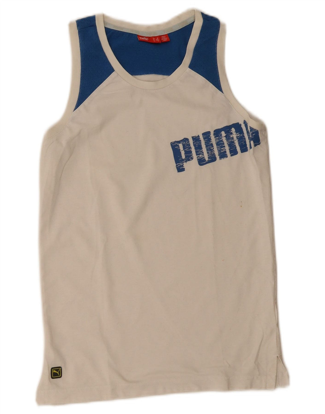 Puma Herre Grafisk Vest Top XS Hvid Colourblock