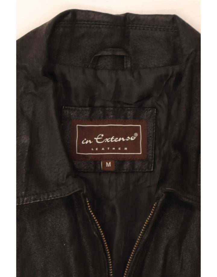 I Extenso Herre Læderjakke UK 38 Medium Sort