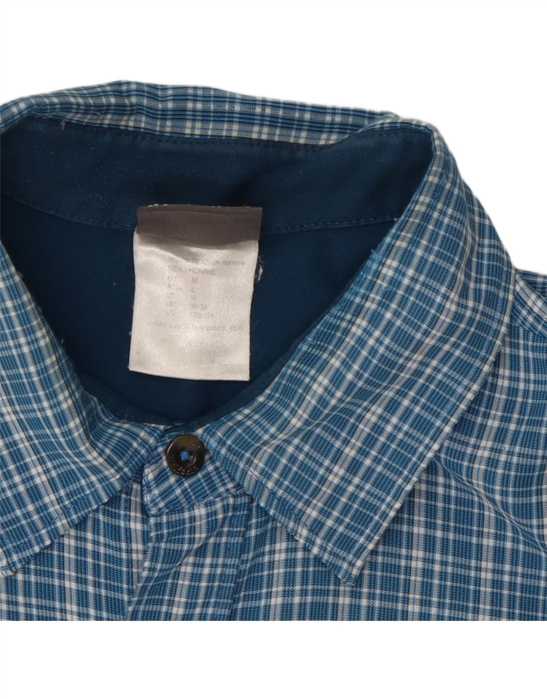 Jack Wolfskin Herre Flannel Shirt UK 36/38 Medium Blue Check