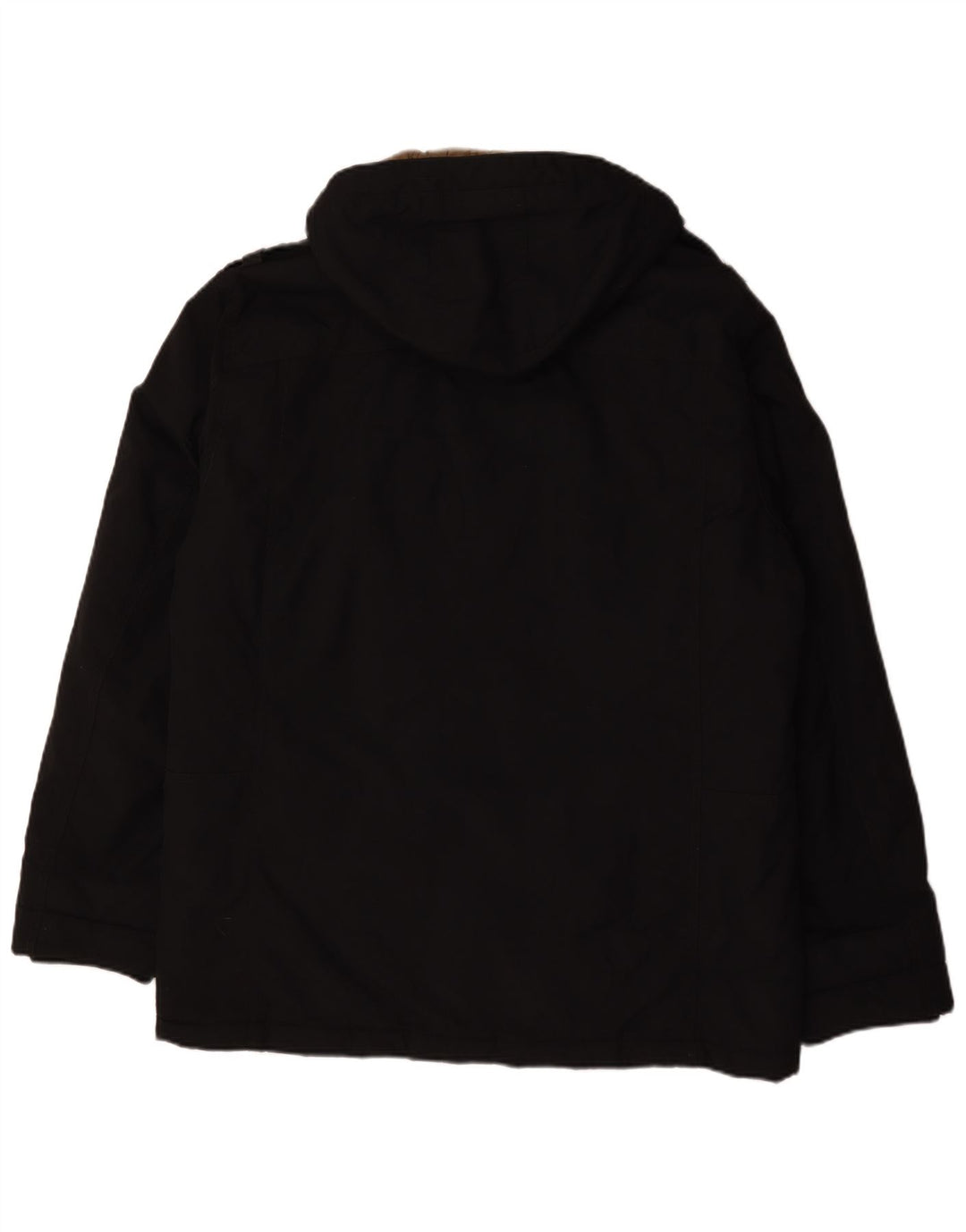 S.Oliver Herre hættepolstret jakke UK 42 XL Sort Polyester