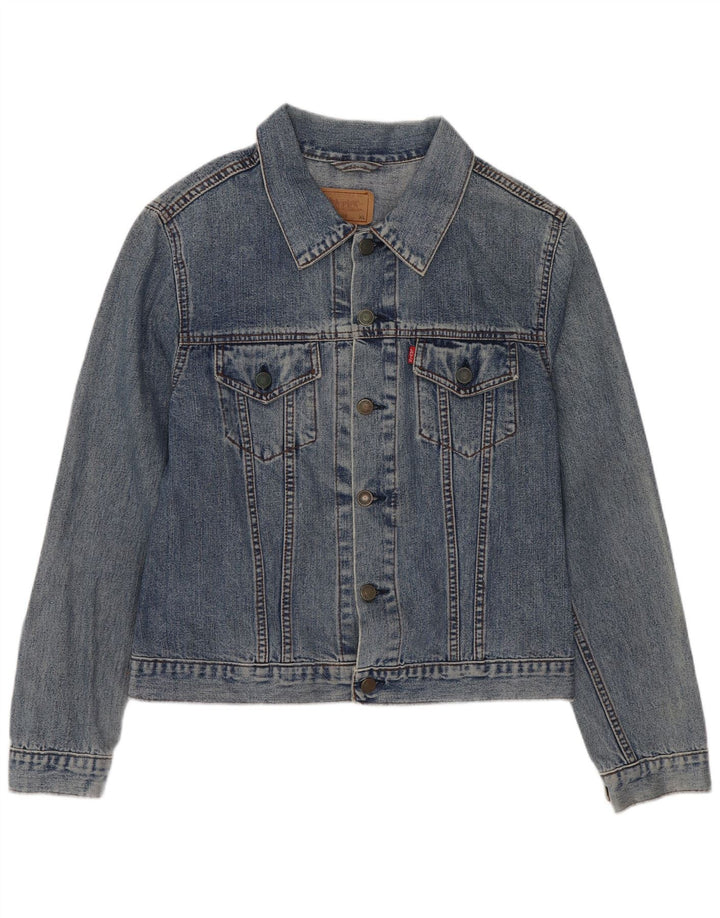Levi's Boys denimjakke 10-11 år XL Blå Bomuld