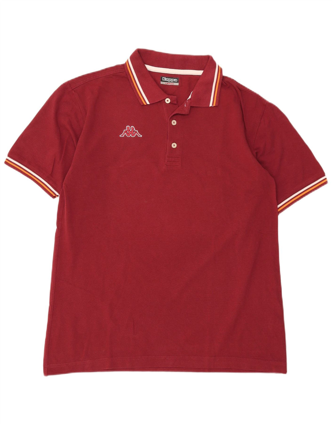 Kappa Polo Shirt til mænd Stor Bourgogne bomuld