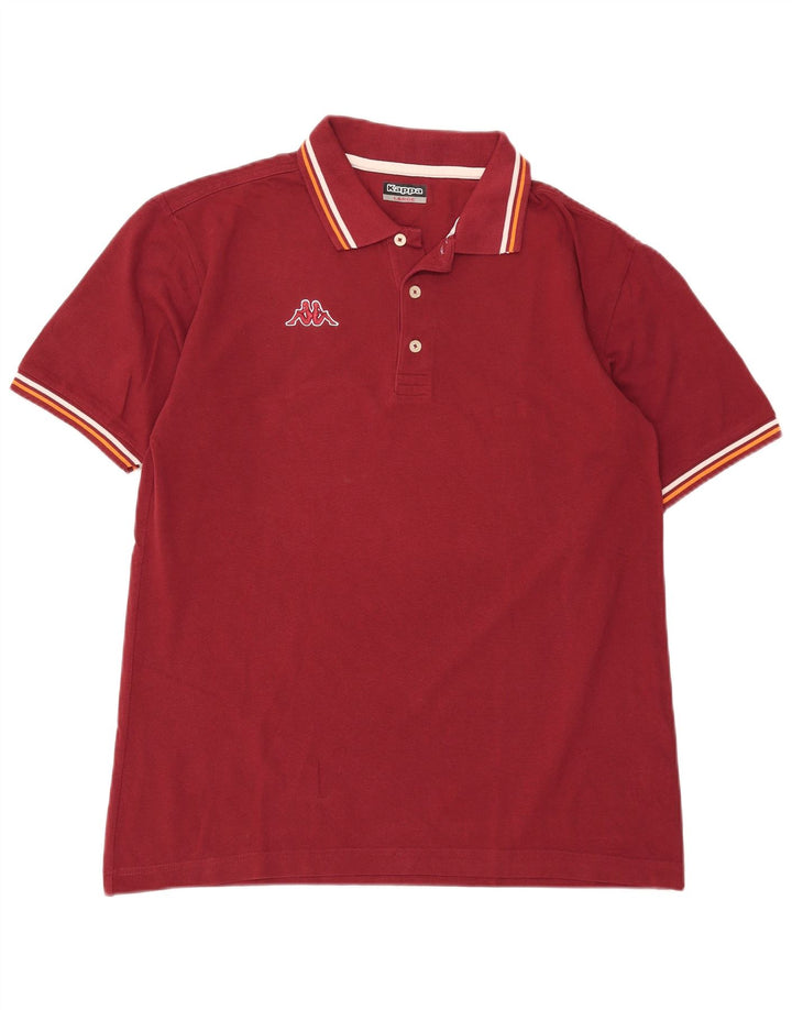 Kappa Polo Shirt til mænd Stor Bourgogne bomuld