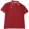 Kappa Polo Shirt til mænd Stor Bourgogne bomuld