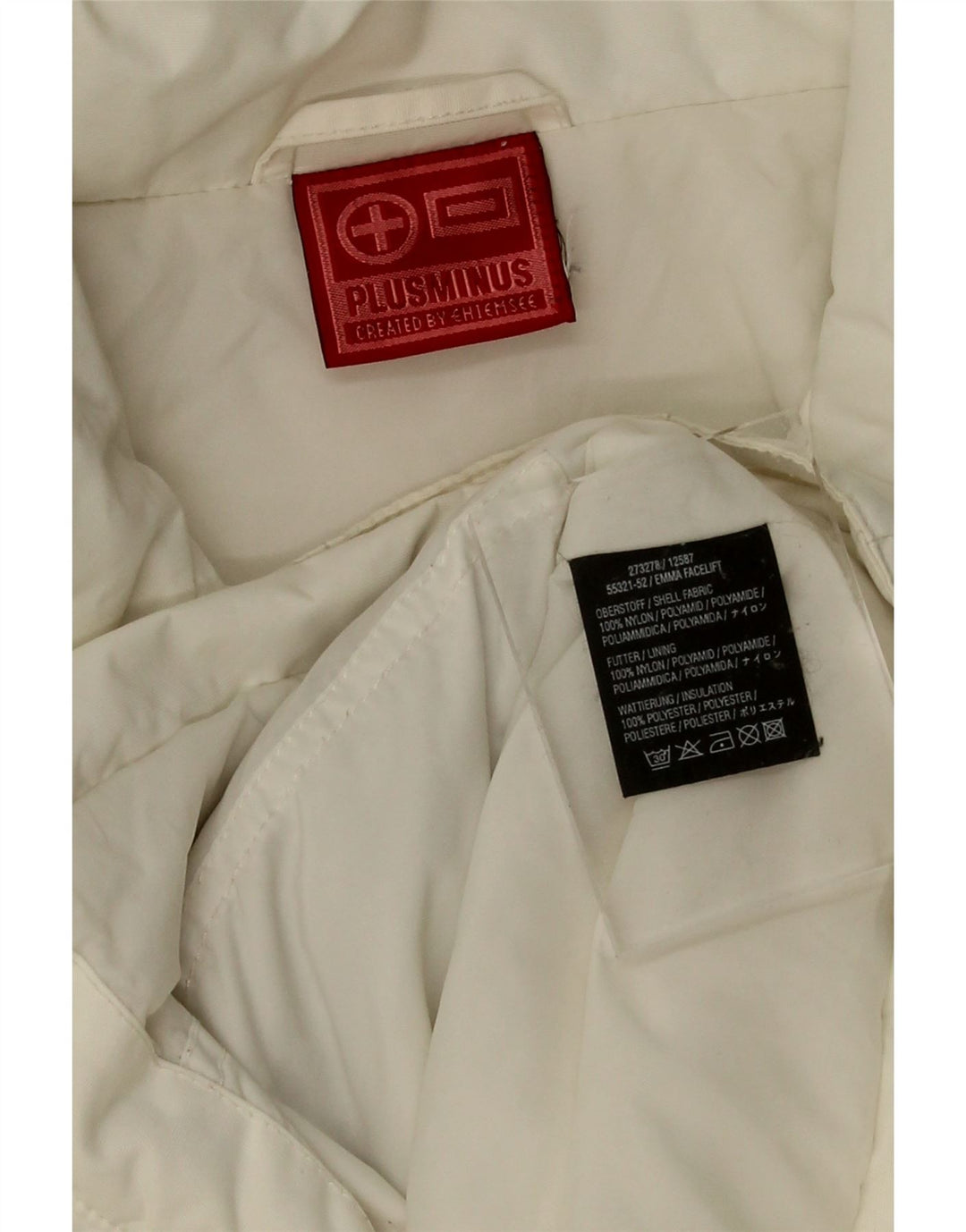 VINTAGE Womens Tracksuit Top Jacket UK 16 Large White Nylon Vintage Vintage and Second-Hand Vintage from Messina Hembry 