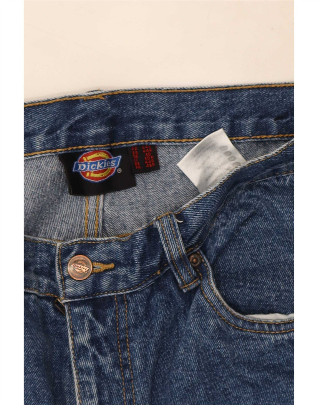 Dickies Straight Jeans til mænd W34 L30 blå bomuld