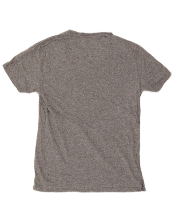 Massimo Dutti Herre T-Shirt Top Medium Grå