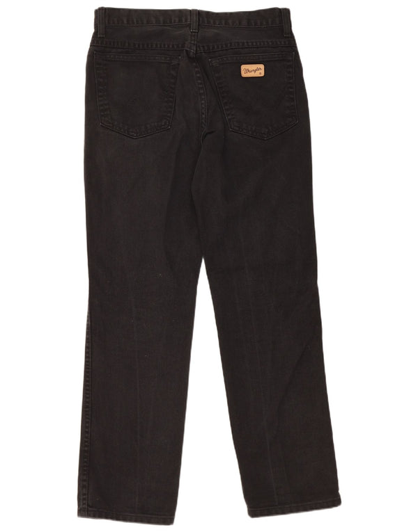 Wrangler Herre Texas Straight Jeans W32 L30 Sort Bomuld