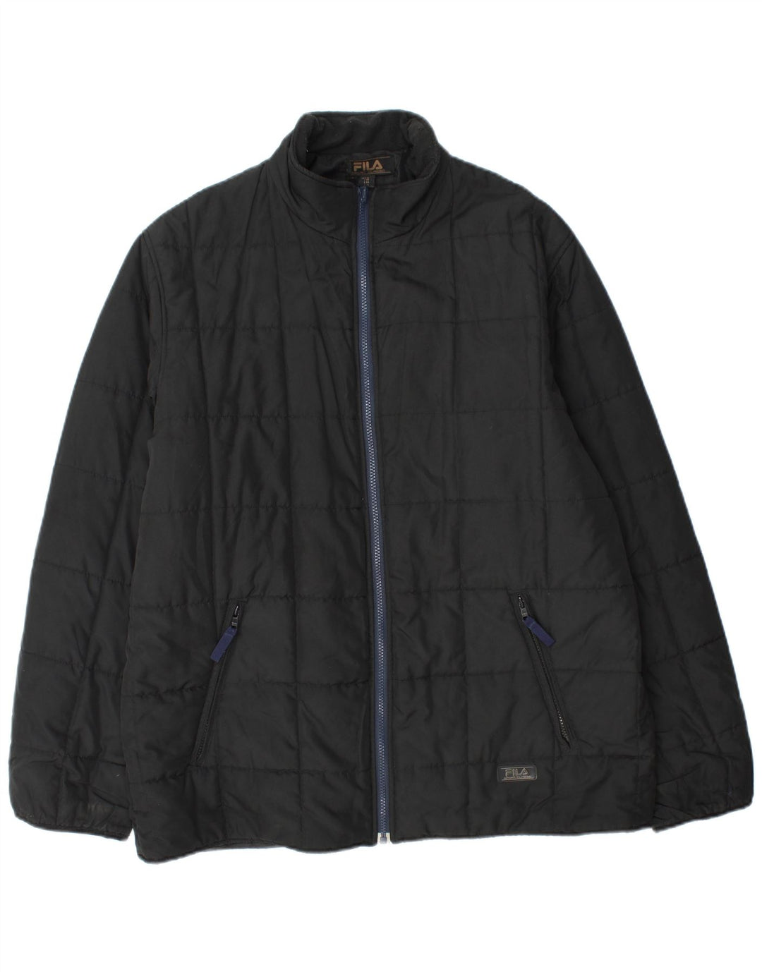 Fila Herre Polstret Jakke IT 56 3XL Sort Polyester