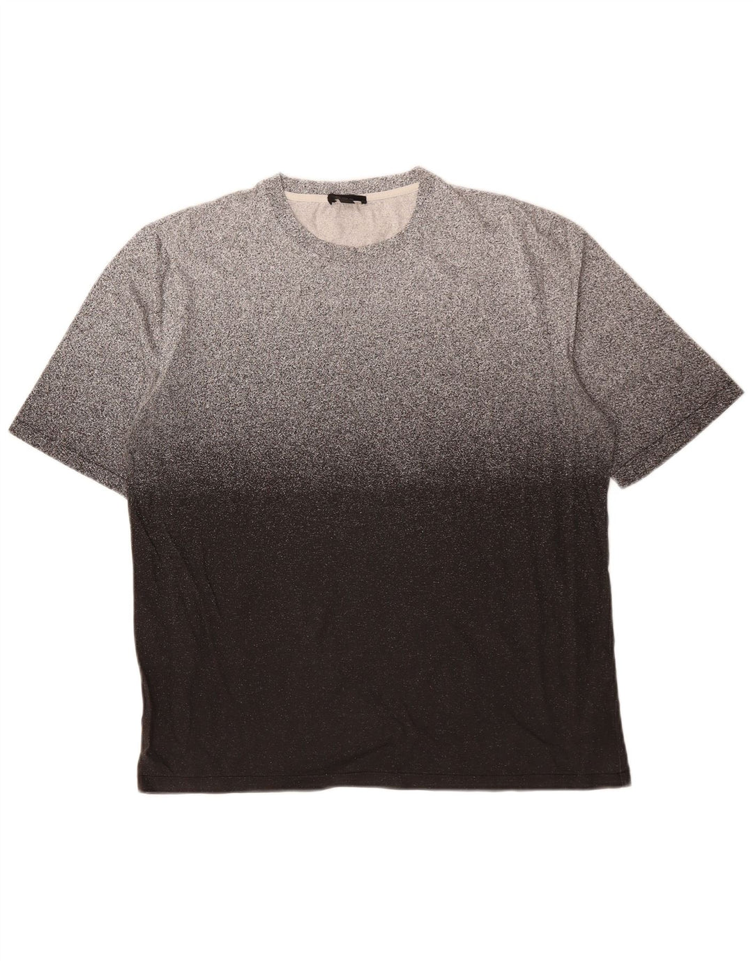 Cos Herre T-Shirt Top Stor Grå Flecked Bomuld