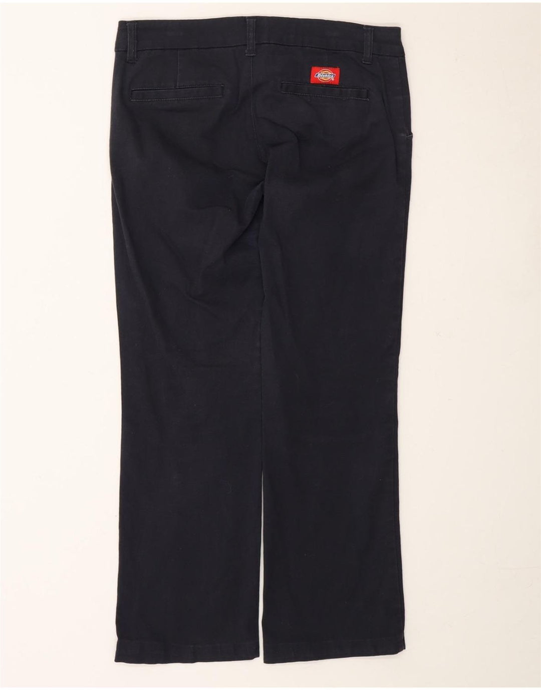 DICKIES Womens Straight Chino Trousers US 7 Medium W30 L27 Navy Blue Vintage Dickies and Second-Hand Dickies from Messina Hembry 