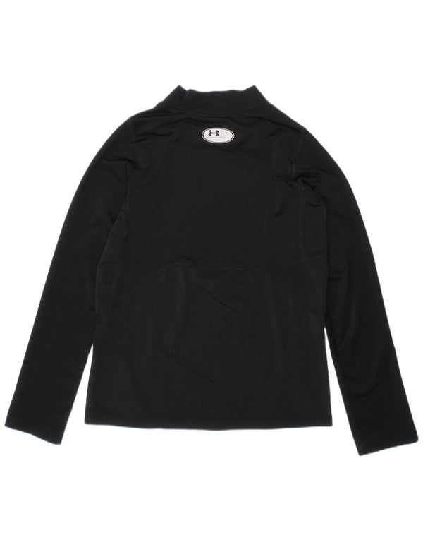 Under Armour Boys Heat Gear Top Langærmet 6-7 År Lille Sort