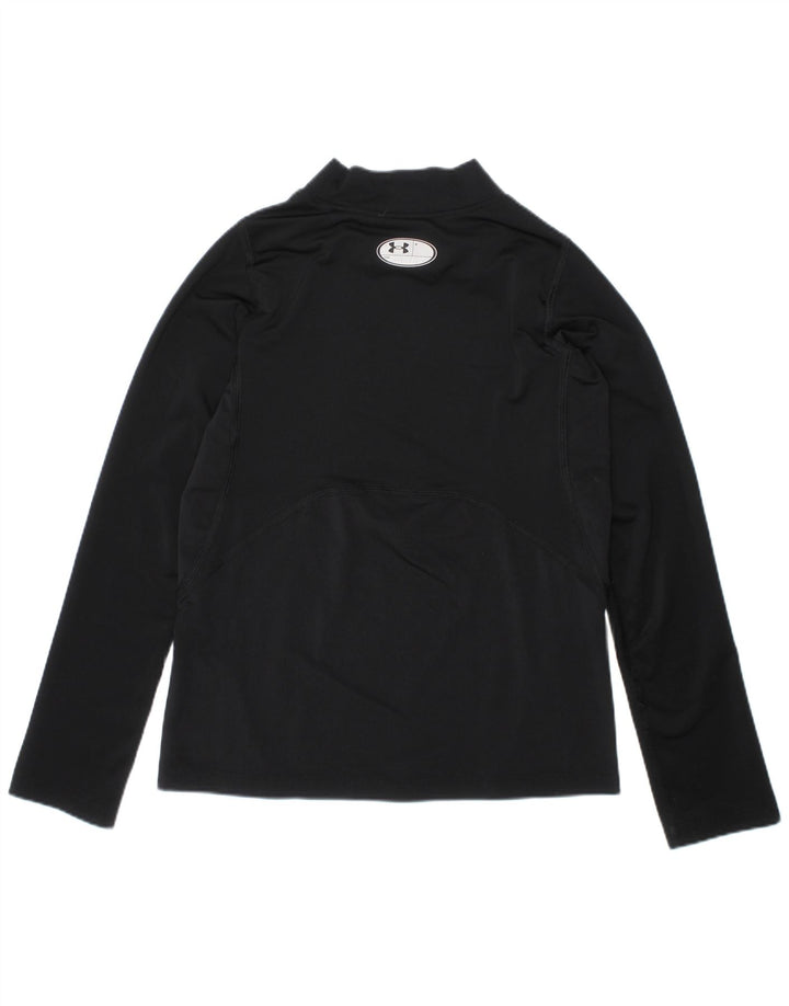 Under Armour Boys Heat Gear Top Langærmet 6-7 År Lille Sort