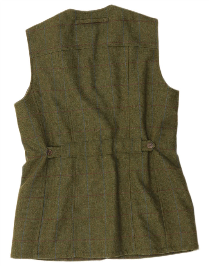 Musto Womens Gilet UK 14 Large Khaki Ternet Uld