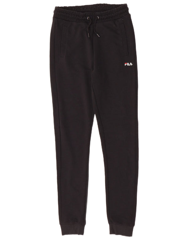 Fila træningsdragt til kvinder Joggers UK 6 XS Sort bomuld