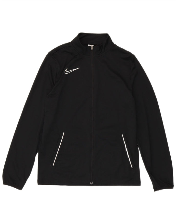 Nike Boys Dri Fit træningsdragt topjakke 13-14 år XL Sort polyester