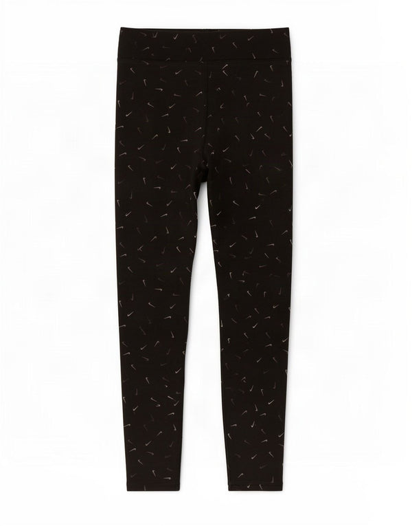 Nike piger grafiske leggings 8-9 år lille sort bomuld