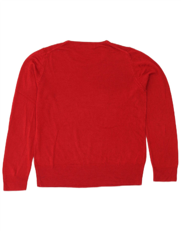 Marks & Spencer Dame sweater med rund hals DK 14 Stor Rød