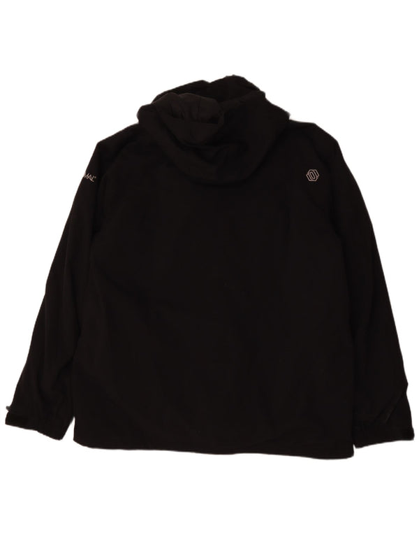Animal Herre Hooded Utility Jacket UK 42 XL Sort Nylon
