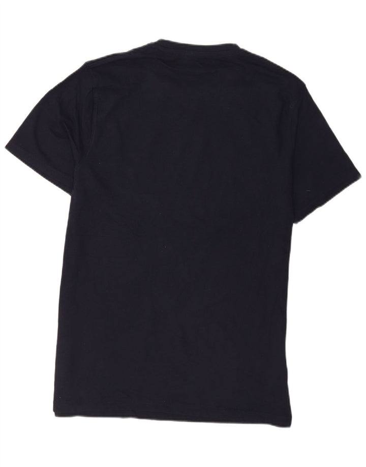 Mountain Warehouse Herre grafisk T-shirt Top Medium Marineblå Bomuld