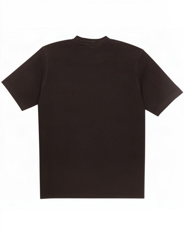 Adidas Herre grafisk T-shirt Top Medium Sort Bomuld