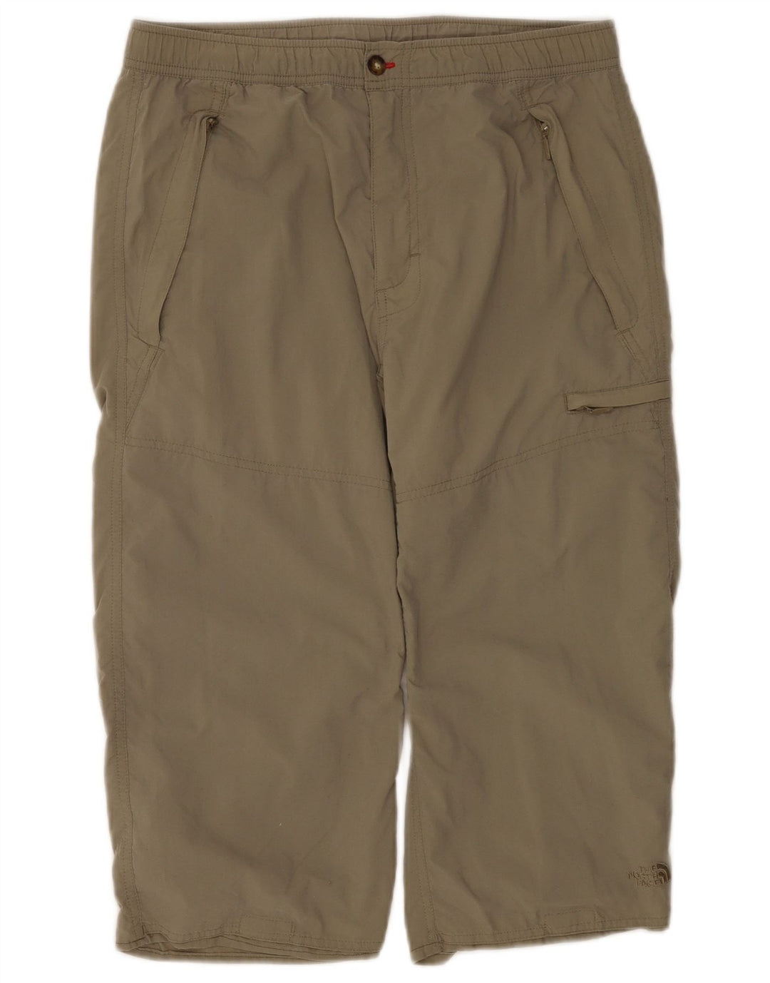 The North Face Herre Cargo Capri Bukser Small W28 L18 Khaki Polyester